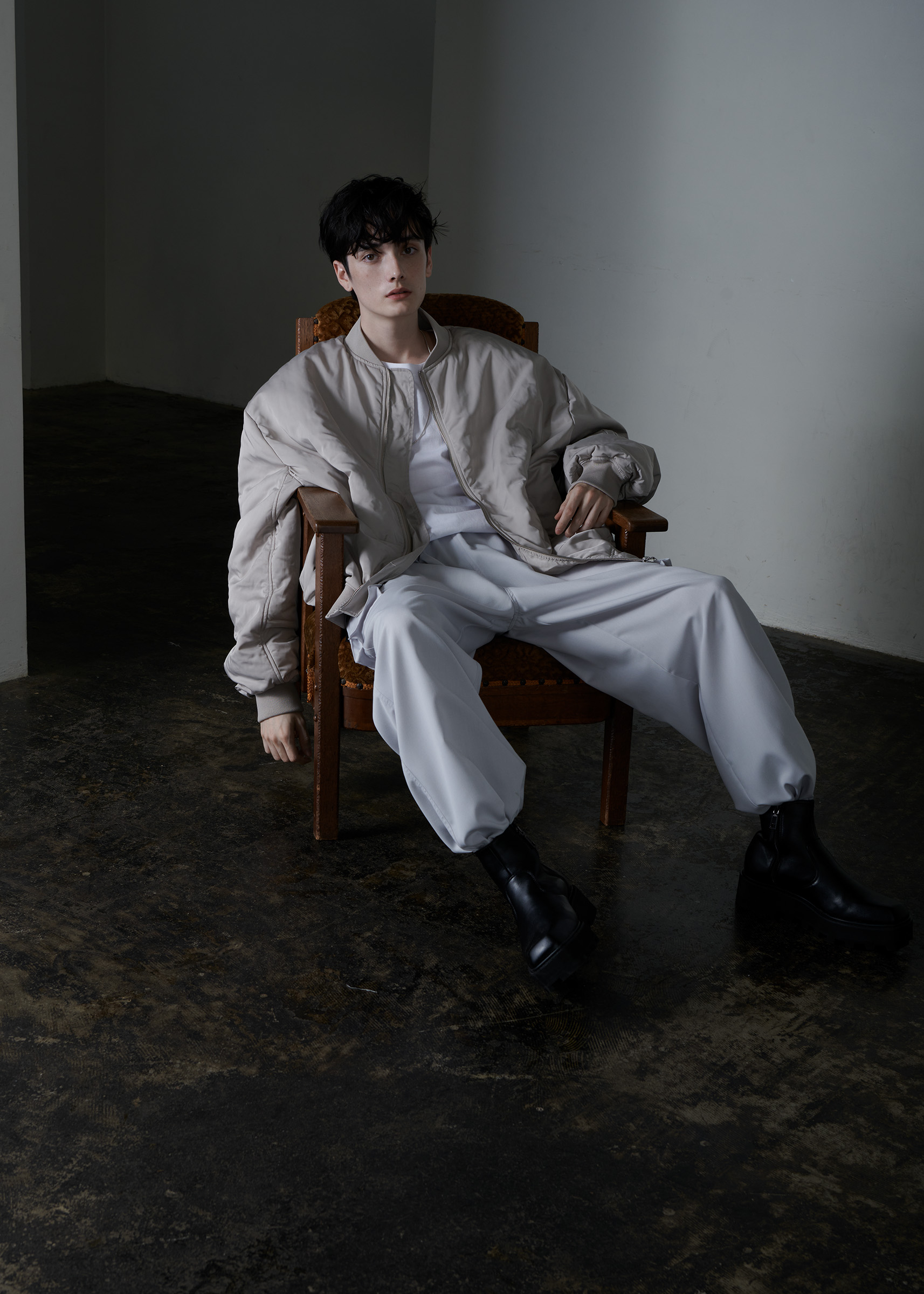 ＊  Direction&Styling : Tomohiro Iwagaya / Model : Jay McMillan(image models)  / Hair&Make up : Takeshi Katoh / Producer : Ikuya Horiuchi from monomart