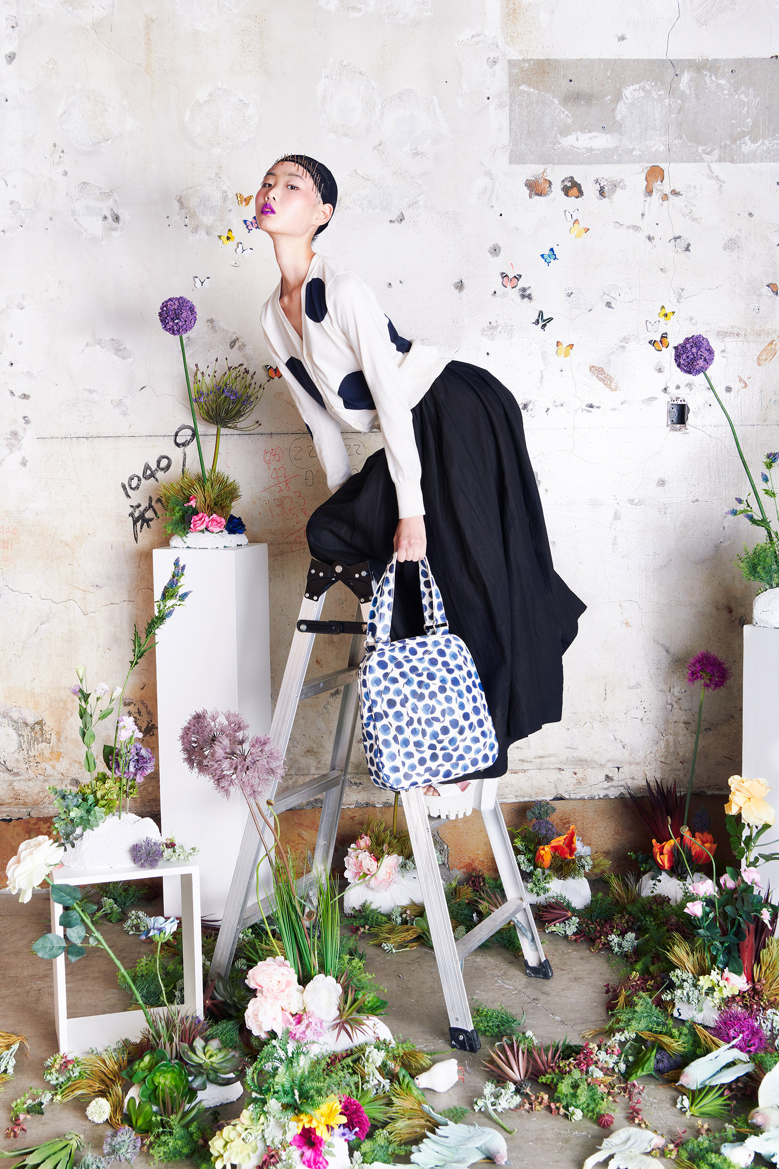 ＊ Stylist : Yann Le Goec / Hair&Make up:Moeka Kanehara / Model:Mioko Thanzuiyue / Special thanks to:Aina Takahara&Mayu Sahara