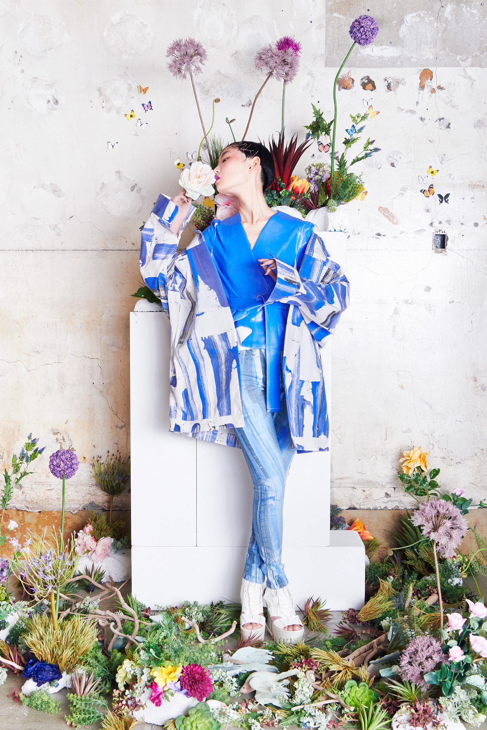 ＊ Stylist : Yann Le Goec / Hair&Make up:Moeka Kanehara / Model:Mioko Thanzuiyue / Special thanks to:Aina Takahara&Mayu Sahara