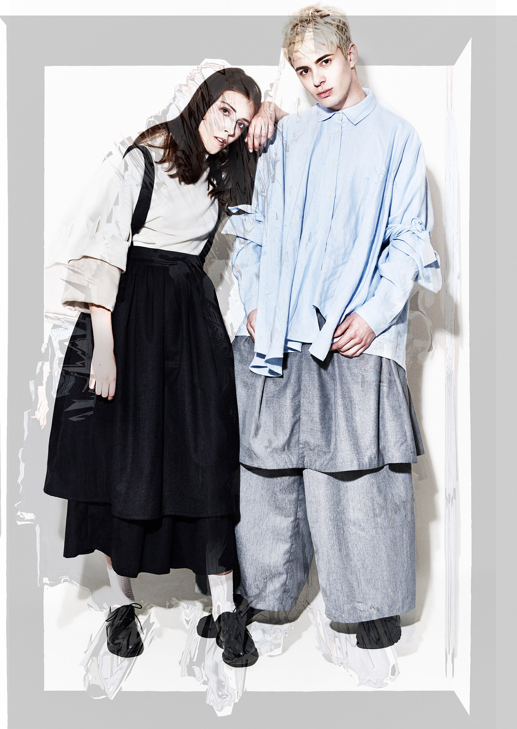 Masaya Josh Tsuchino , catalogue ＊ Styling : Elodie Som / Hair&Make-up : Yumiko Sano / Model : Veronica Pawlak , Josh Dooley