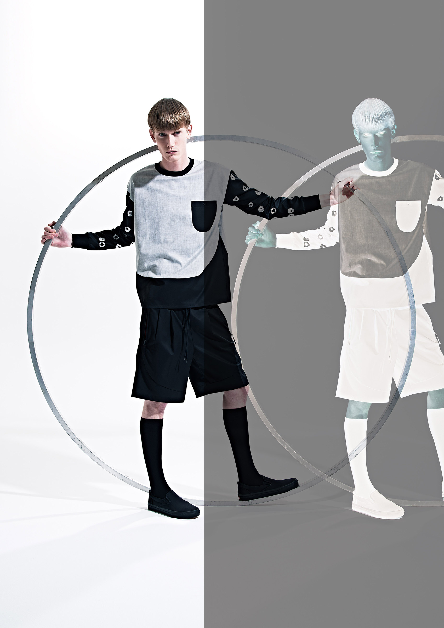 FACTOTUM 2017SS , catalogue ＊ Hair : Koji Ichikawa(SEPT Inc.) / Model : Malcolm De Ruiter(Donna Models)